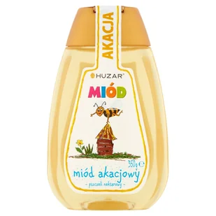HUZAR Kids miód akacjowy z dozownikiem - Miód - miniaturka - grafika 1