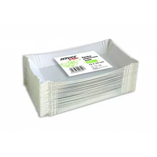 Tacki papierowe Stella, małe, 100 szt., białe - Akcesoria do grilla - miniaturka - grafika 1