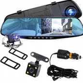 Kamery cofania - Kamera Cofania Wideorejestrator Lusterko Wsteczne - miniaturka - grafika 1