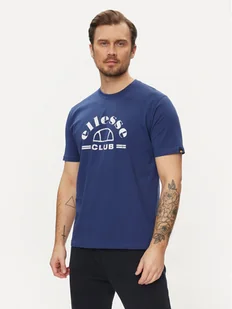 Ellesse T-Shirt Club SHV20259 Granatowy Regular Fit - Koszulki męskie - miniaturka - grafika 1