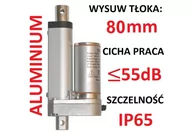 Napędy i siłowniki do bram - SIŁOWNIK ELEKTRYCZNY 12V SILNIK LINIOWY 80mm 1000N - miniaturka - grafika 1