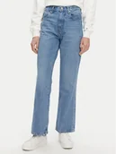 Spodnie damskie - Tommy Hilfiger Jeansy WW0WW45922 Niebieski Relaxed Fit - miniaturka - grafika 1