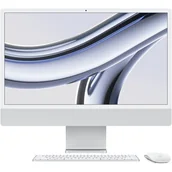 Zestawy komputerowe - Apple iMac 24 M3/8GB/256/MacOS Retina 4,5K Srebrny 10R GPU - miniaturka - grafika 1