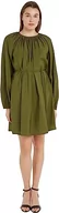 Sukienki - Tommy Hilfiger Damska teksturowana krótka sukienka z modalu, dopasowana i rozkloszowana, Umieszczenie zielonego, 64 - miniaturka - grafika 1