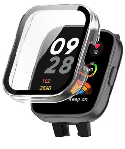 Etui + szkło 2W1 do Xiaomi Redmi Watch 3 Active przezroczyste - Akcesoria do smartwatchy - miniaturka - grafika 1