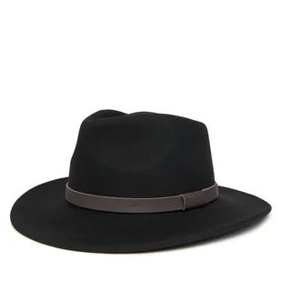 Kapelusz Barbour Crushable Bushman MHA0007BK11 Czarny - Czapki męskie - miniaturka - grafika 1