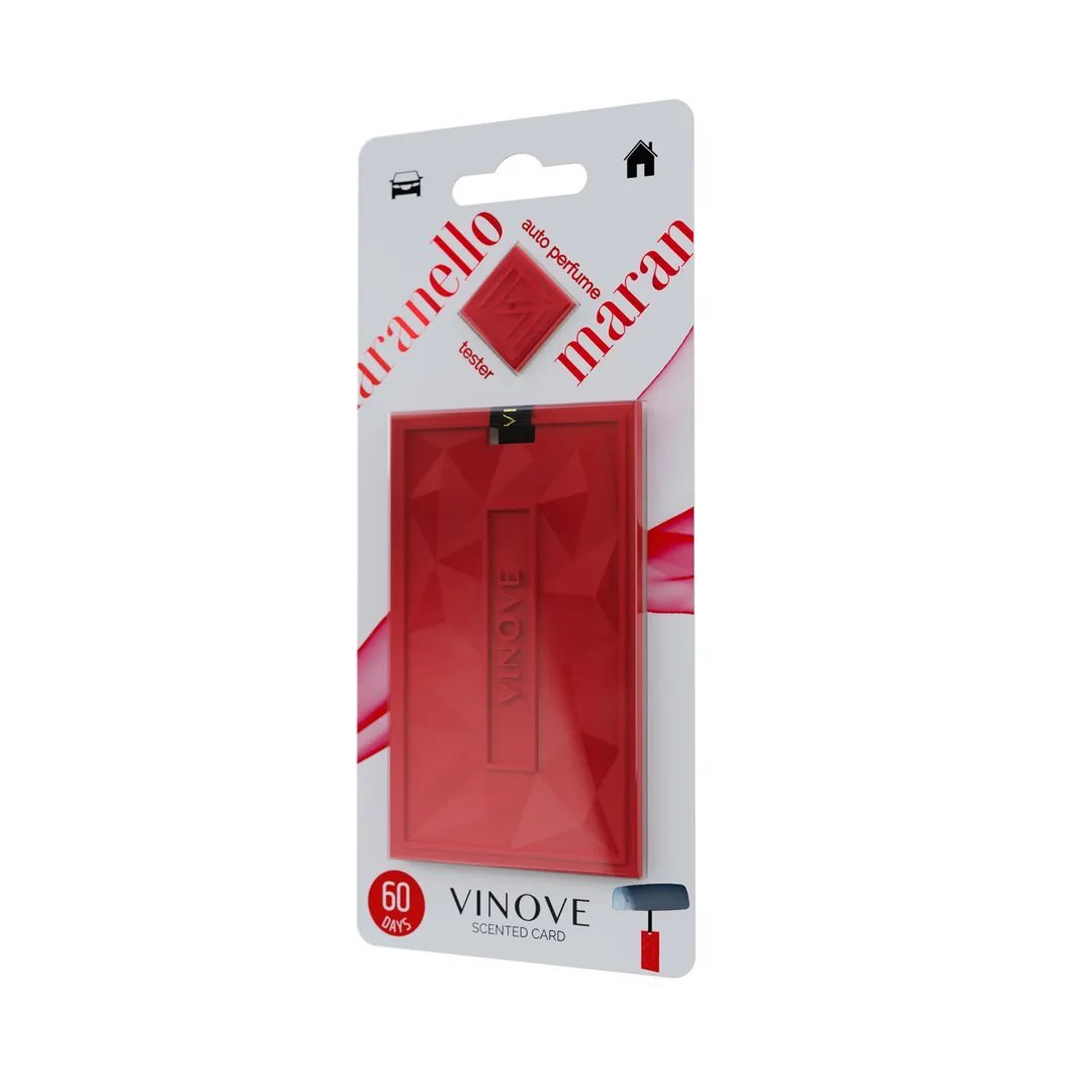 VINOVE SCENTED CARD ZAPACH MARANELLO DO AUTA 60 DNI ZAWIESZKA ZAPACHOWA