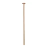Lampy sufitowe - Sypialniana lampa przysufitowa ALHA 9440 Dohar metalowa tuba platynowa - miniaturka - grafika 1
