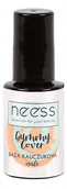 Lakiery hybrydowe - Neess NEESS Baza kauczukowa do lakierów hybrydowych Gummy Cover Nude 4ml - miniaturka - grafika 1