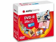 Nośniki danych - AgfaPhoto 1x10 DVD-R 4,7GB 16x Speed Slimcase 410004 - miniaturka - grafika 1