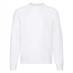 Bluza Męska Raglan Sweat Biały r. 3XL - Bluzy męskie - miniaturka - grafika 1