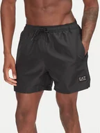Kąpielówki męskie - EA7 Emporio Armani Szorty kąpielowe 7M000530 AF13241 UC001 Czarny Regular Fit - miniaturka - grafika 1