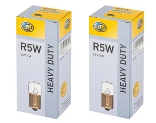 HELLA r5 W 24 V, zestaw z 10 żarówkami standardowe żarówki, 8 GA 002 071 241 002071241 - Żarówki samochodowe - miniaturka - grafika 1