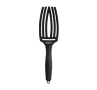 Szczotki i grzebienie do włosów - OLIVIA GARDEN FINGER COMBO FULL BLACK M SZCZOTKA - miniaturka - grafika 1