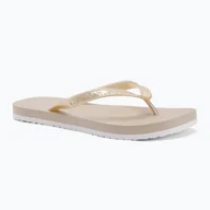 Klapki i japonki damskie - Japonki damskie Calvin Klein YW0YW01720 Thong+ Tpu Metallic eggshell/bright white - miniaturka - grafika 1