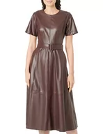 Sukienki - HUGO Sukienka damska, Dark Brown201, 38 - miniaturka - grafika 1