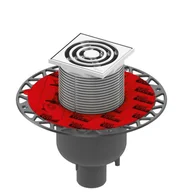 Odpływy liniowe - Tece Drainpoint S 130 Zestaw odpływowy podłogowy pionowy, DN 50, z kołnierzem uniwersalnym Seal System, 3601300 - odbiór osobisty: Kraków, Warszawa, 29-Innych-Miast - miniaturka - grafika 1
