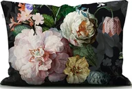Pościel - Poszewka na poduszkę Fleur Festive 60 x 70 cm czarna - miniaturka - grafika 1