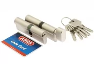 Zamki i wkładki - Kpl.wkładek Abus D10+KD10NP 35/50 + 35g/50 nikiel perłowy kl 5.2 - miniaturka - grafika 1