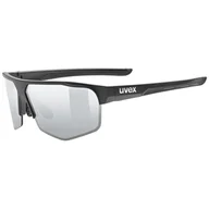 Okulary przeciwsłoneczne - Okulary przeciwsłoneczne Uvex Axos Set Kolor: czarny/srerbny - miniaturka - grafika 1