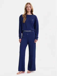 Polo Ralph Lauren Piżama 4P0155 Granatowy Relaxed Fit - Piżamy damskie - miniaturka - grafika 1