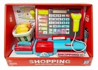 Sortery dla dzieci - ND01_267350 Kasa sklepowa z koszykiem i akces.Q12 - miniaturka - grafika 1