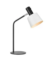 Lampy stojące - Markslojd LAMPA stołowa BODEGA 107217 stojąca LAMPKA biurkowa biała czarna 107217 - miniaturka - grafika 1