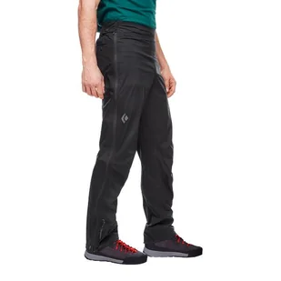 Spodnie Trekkingowe Męskie Black Diamond Stormline Stretch Full Zip Rain Pants - Odzież trekkingowa damska - miniaturka - grafika 1