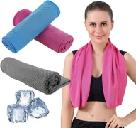 Ręczniki - Ręcznik Chłodzący Sportowy Szybkoschnący Zestaw 3 Szt. Idealny na Lato - miniaturka - grafika 1