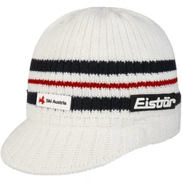 Czapka Dzianinowa Pauli Ski Austria by Eisbär, czarno-czerwony, One Size - Czapki damskie - miniaturka - grafika 1