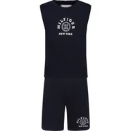 Dresy i komplety dla dziewczynek - Tommy Hilfiger Komplet Varsity | Regular Fit - miniaturka - grafika 1