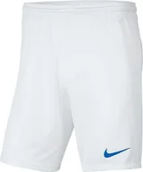 Spodnie sportowe męskie - Nike Spodenki Nike Park III BV6855 104 BV6855 104 biały XXL - miniaturka - grafika 1