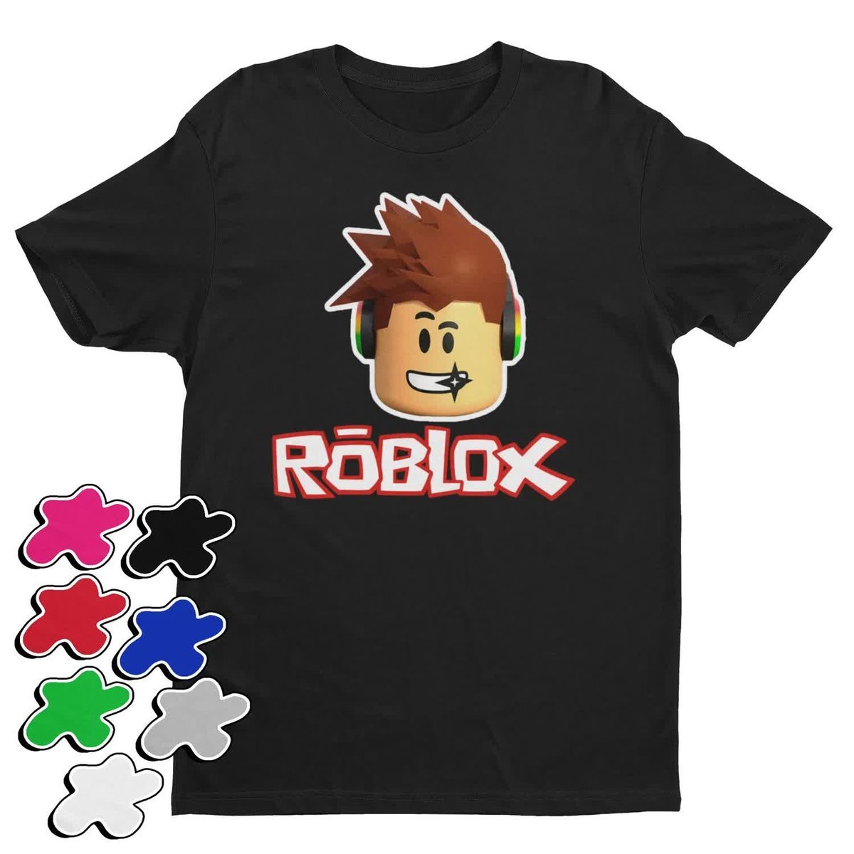 Koszulka T-Shirt Dziecięca Z Nadrukiem Dla Gracza Roblox Gry -L 146-152