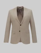 Marynarki męskie - marynarka do zestawu godrano beżowy slim fit - miniaturka - grafika 1