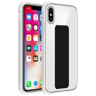 Etui i futerały do telefonów - Etui ochronne Cadorabo do Apple iPhone XS MAX Etui w kolorze czarnym Etui silikonowe TPU Etui z funkcją podstawki - miniaturka - grafika 1