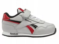 Buty dla dziewczynek - BUTY dziecięce REEBOK ROYAL CLJOG GW5281 rzep 21,5 - miniaturka - grafika 1