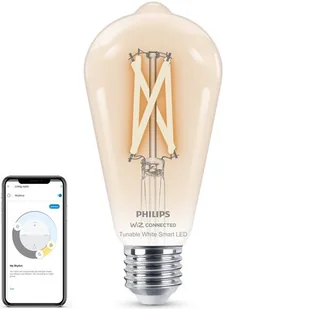 Inteligentna żarówka LED PHILIPS ST64 927-65 CL 1PF 6 7W E27 Wi-Fi - Halogeny - miniaturka - grafika 1