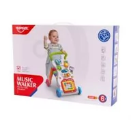 Zabawki interaktywne dla dzieci - Pchacz Jeździk Interaktywny Pianinko Tablica 6M+ - miniaturka - grafika 1
