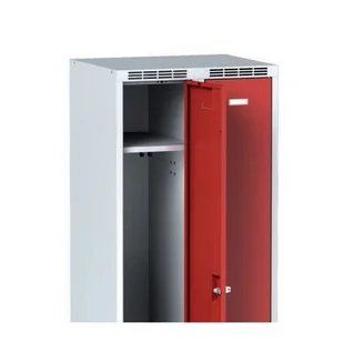Alfa 3 Metalowa szafka ubraniowa obniżona, pomarańczowe drzwi, zamek obrotowy 1261609 - Szafki BHP - miniaturka - grafika 2