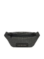 Nerki - LOVE MOSCHINO Saszetka nerka JC4137PP1MLL100A Czarny - miniaturka - grafika 1