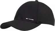 Czapki damskie - Calvin Klein Męska nowoczesna metalowa czapka BB, Ck Black, OS, Ck czarny, Rozmiar uniwersalny - miniaturka - grafika 1