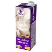 Mleko - Carrefour Extra Mleko UHT bez laktozy 1,5 % 1 l - miniaturka - grafika 1