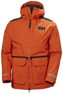 Kurtki męskie - Helly Hansen Męska kurtka przeciwdeszczowa Transition, Patrol Orange, M - miniaturka - grafika 1