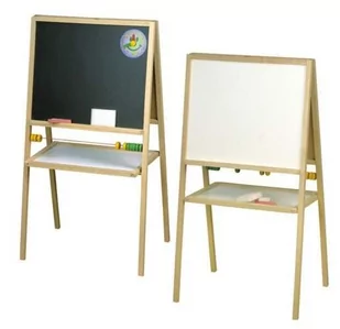 Tupiko tablica drewniana dwustronna z wyposażeniem - Tablice dla dzieci - miniaturka - grafika 1