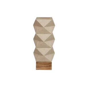 Beżowa lampa stołowa (wysokość 43 cm) Brett – WOOOD - Noże stołowe - miniaturka - grafika 1