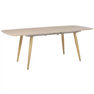 Beliani Stół do jadalni 180/210 x 90 cm jasne drewno HAGA - Stoły - miniaturka - grafika 1
