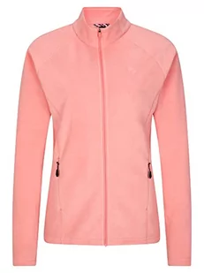 Ziener Damska kurtka polarowa JORDIE Mid Layer | długi rękaw, oddychająca, Polartec, różowa wanilia, 36 - Kurtki damskie - miniaturka - grafika 1