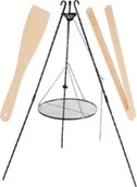 Grille - GRILL OGRODOWY TRÓJNÓG RUSZT NIERDZEWNY 60 CM - miniaturka - grafika 1