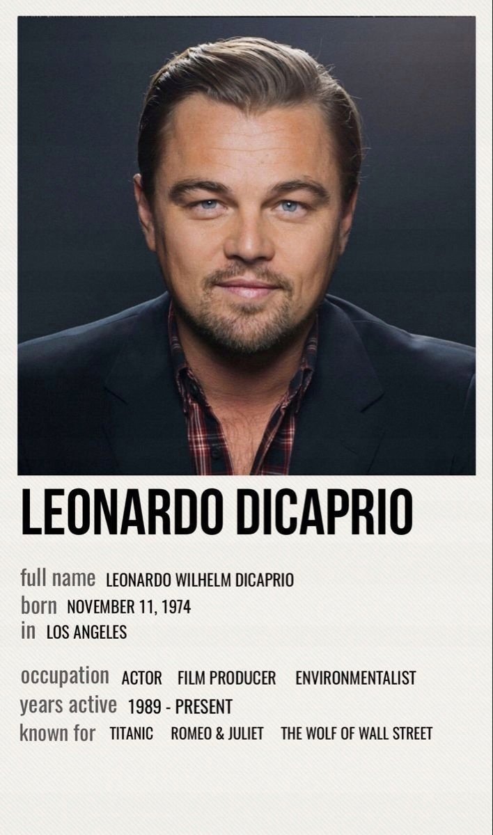 PODKŁADKA POD MYSZ Z Nadruk 22x18cm Leonardo DiCaprio Vintage Tekst Prezent