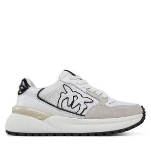 Sneakersy PINKO Gem 07 SS0055 P074 Biały - Sneakersy damskie - miniaturka - grafika 1
